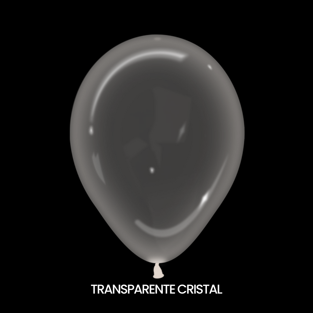 GLOBOS SEMPERTEX R36 CRISTAL PASTEL MATE C/10 - San Jorge Party