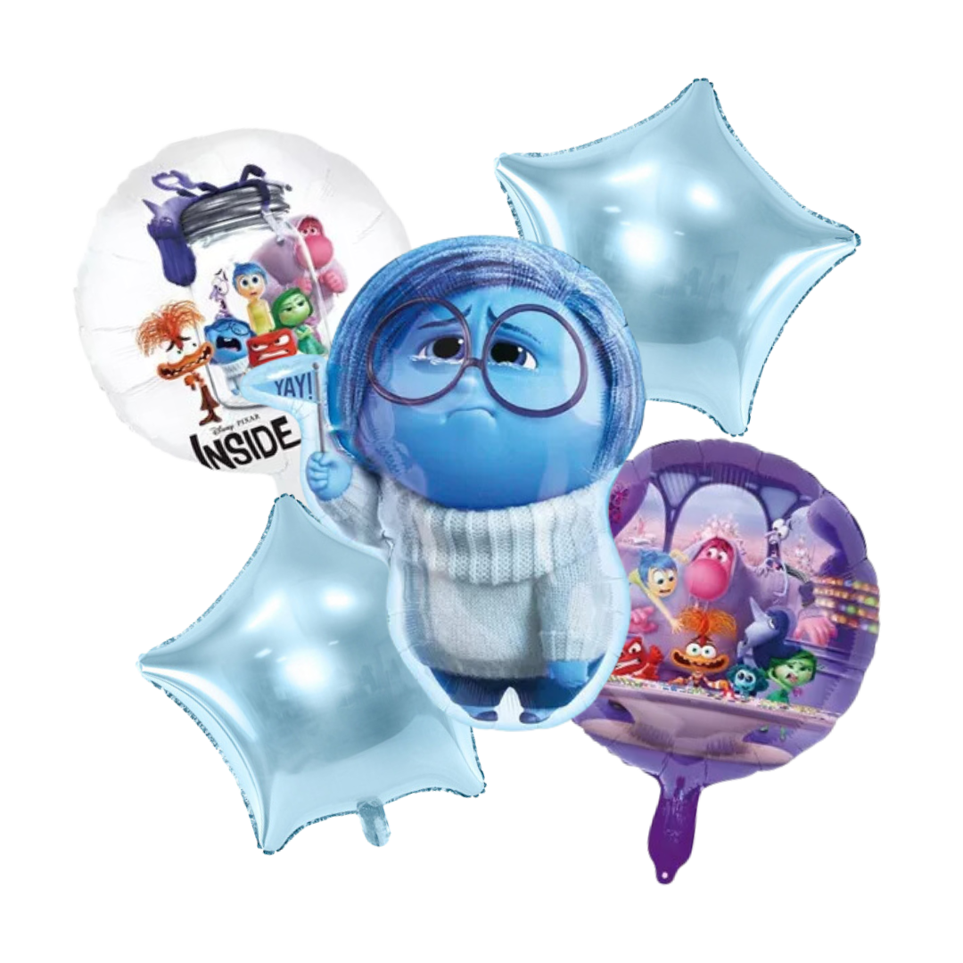 Kit Set 5 Globos Tristeza