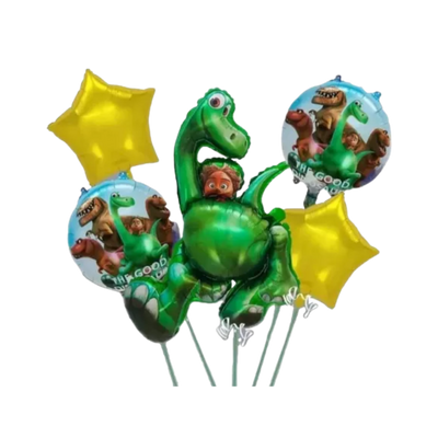 Kit Set 5 Globos Buen Dinosaurio