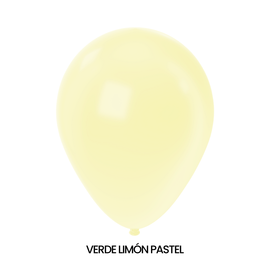 Bolsa de Globos Glomex #10 C/50 Pastel - San Jorge Party