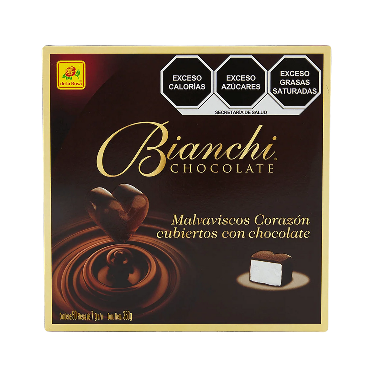 De La Rosa Bombón Bianchi con Chocolate 50 piezas