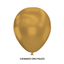 Globos de Látex Glomex #12 C/50 | Cromados Cromado Oro Palido