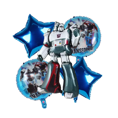 Kit Set 5 Globos Transformers