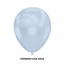 Globos de Látex Glomex #12 C/50 | Cromados Cromado Azul Agua