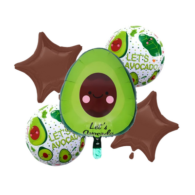 Kit Set 5 Globos Aguacate