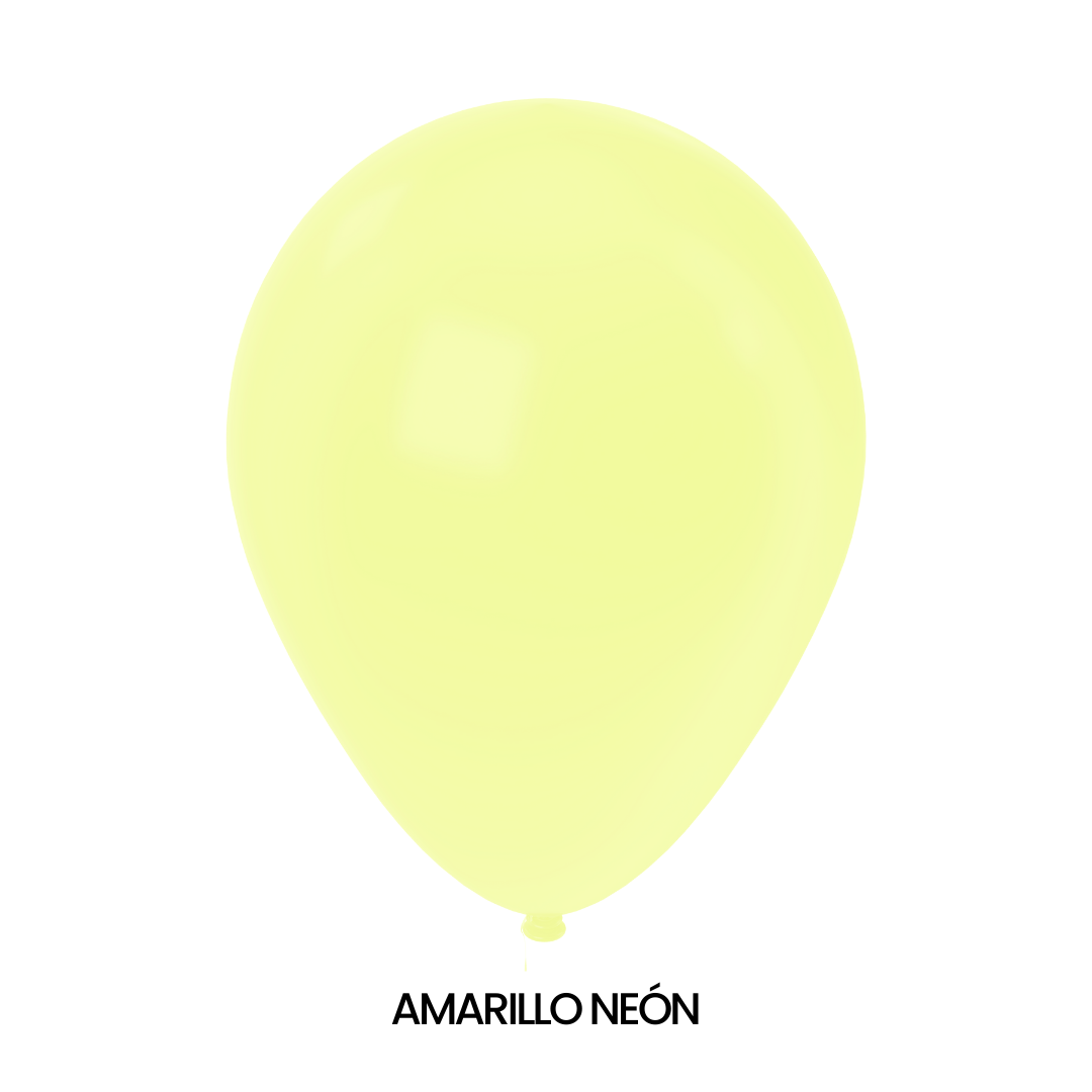 GLOBOS SMITS #9 NEON C/50 - San Jorge Party