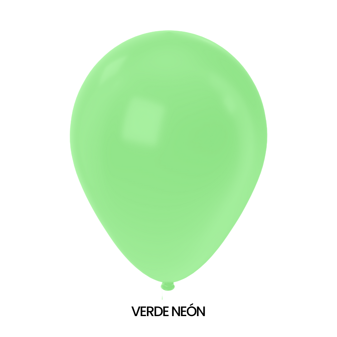 GLOBOS SMITS #9 NEON C/50 - San Jorge Party