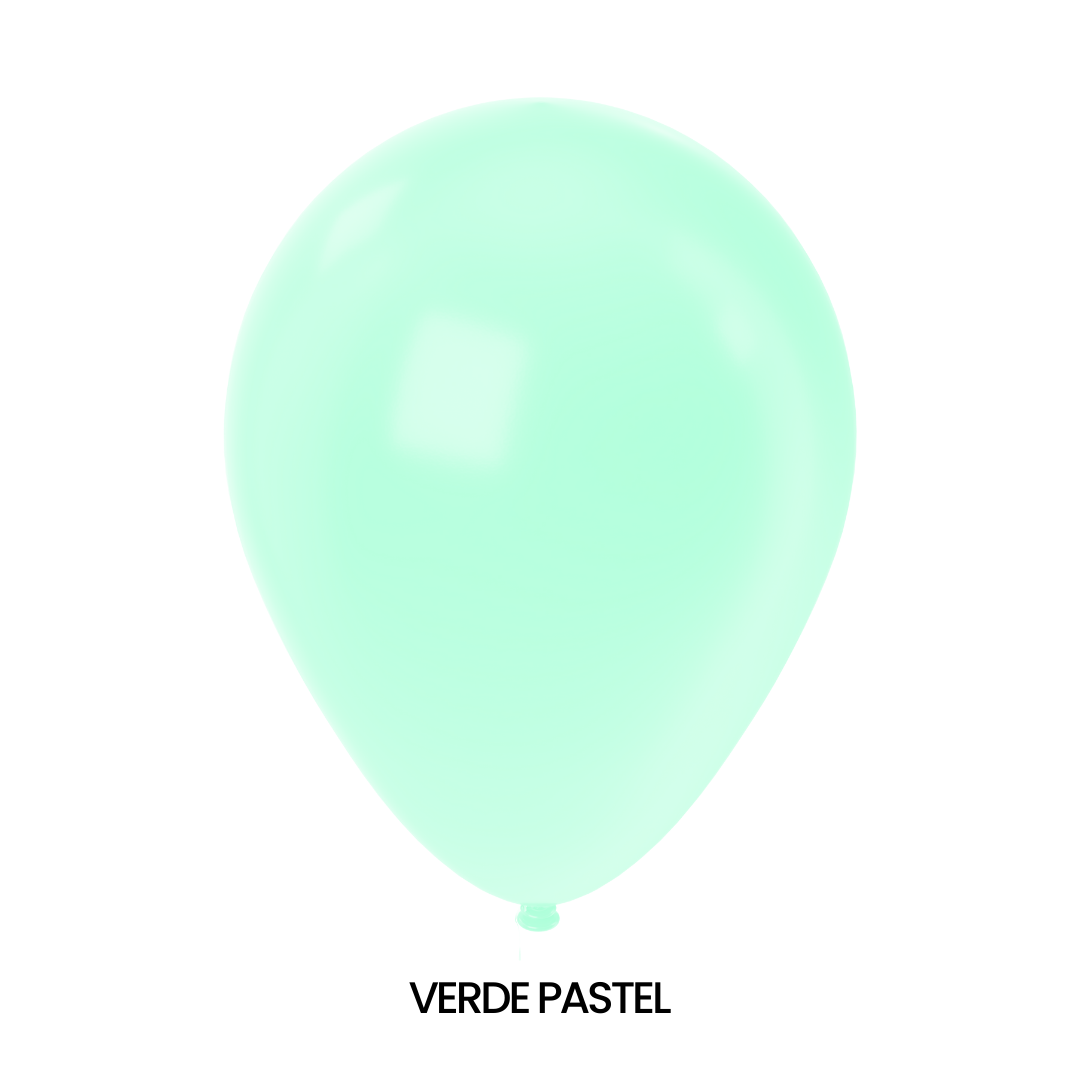GLOBOS SMITS #9 PASTEL C/50 - San Jorge Party