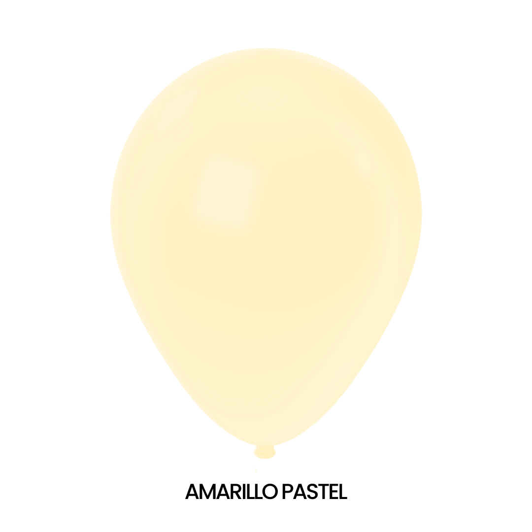 GLOBOS SMITS #9 PASTEL C/50 - San Jorge Party