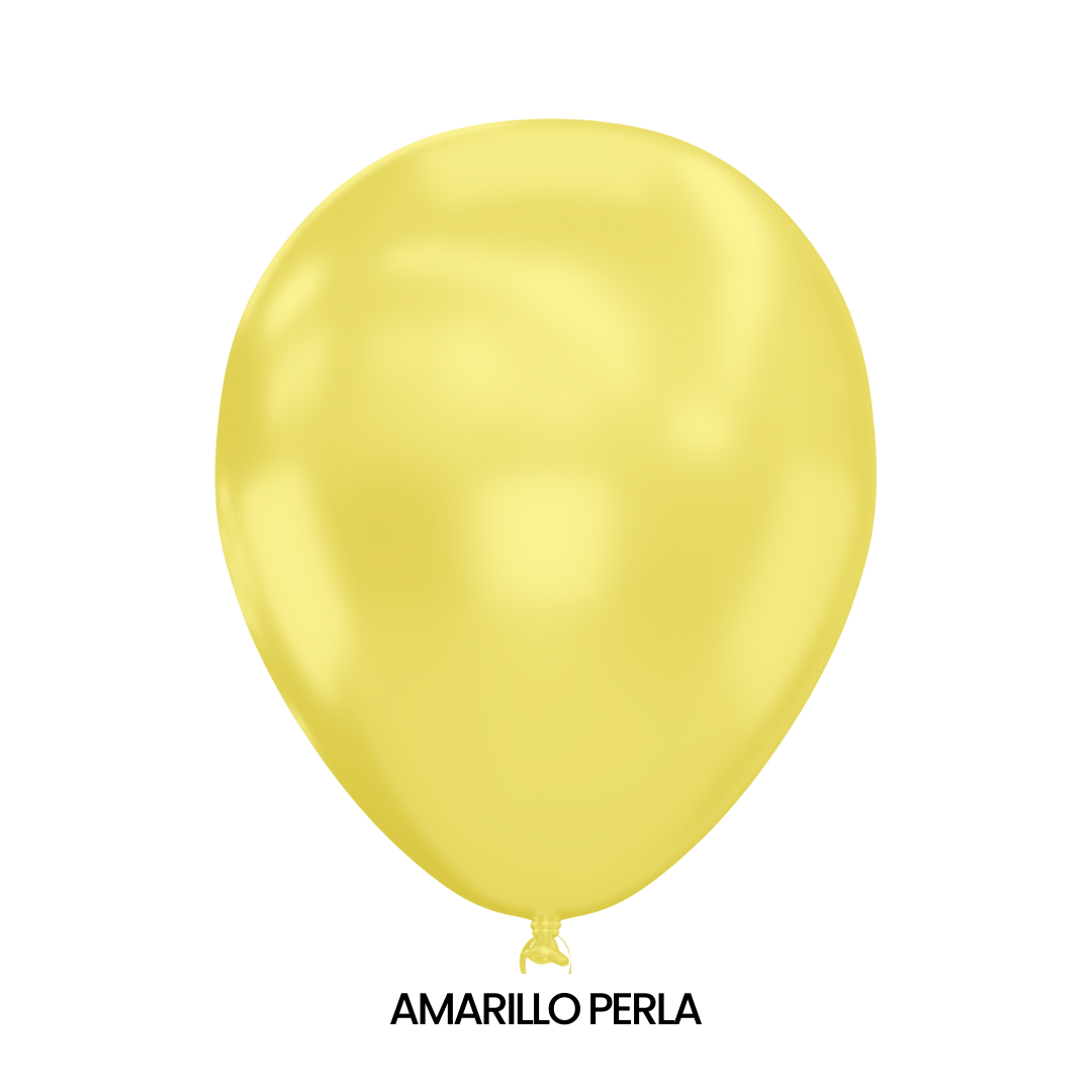 GLOBOS SMITS #9 PERLA C/50 - San Jorge Party