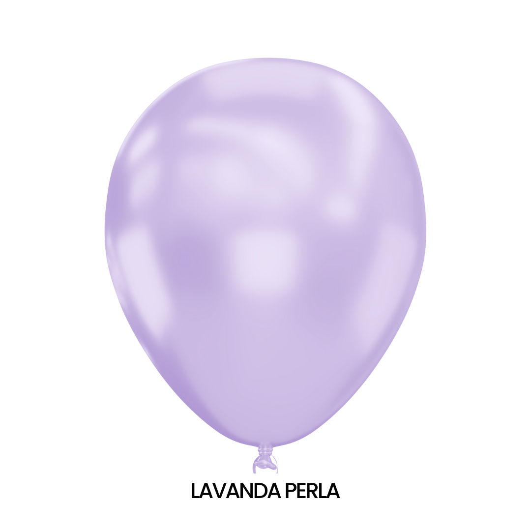 GLOBOS SMITS #9 PERLA C/50 - San Jorge Party