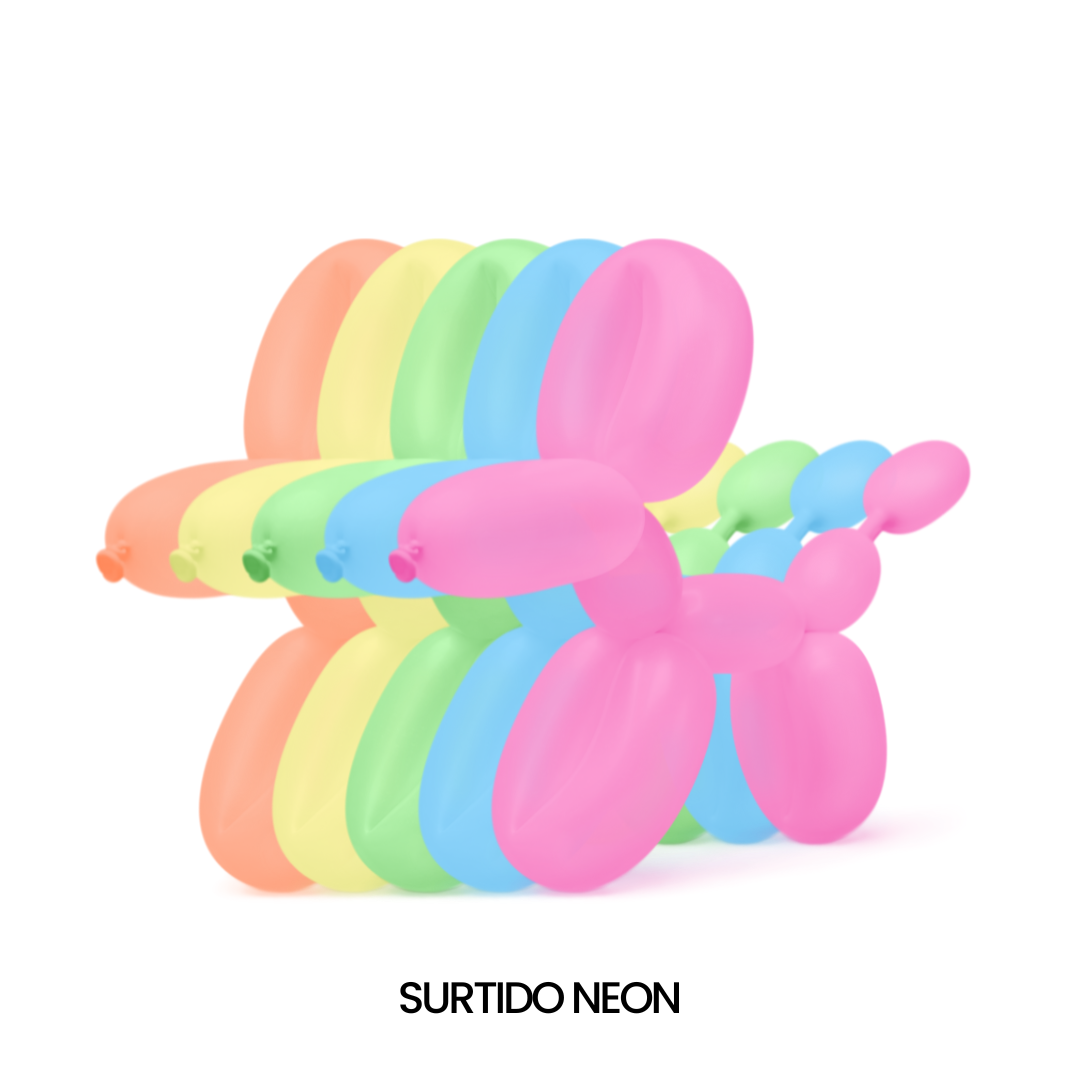 GLOBOS SMITS #270 NEON C/50 - San Jorge Party