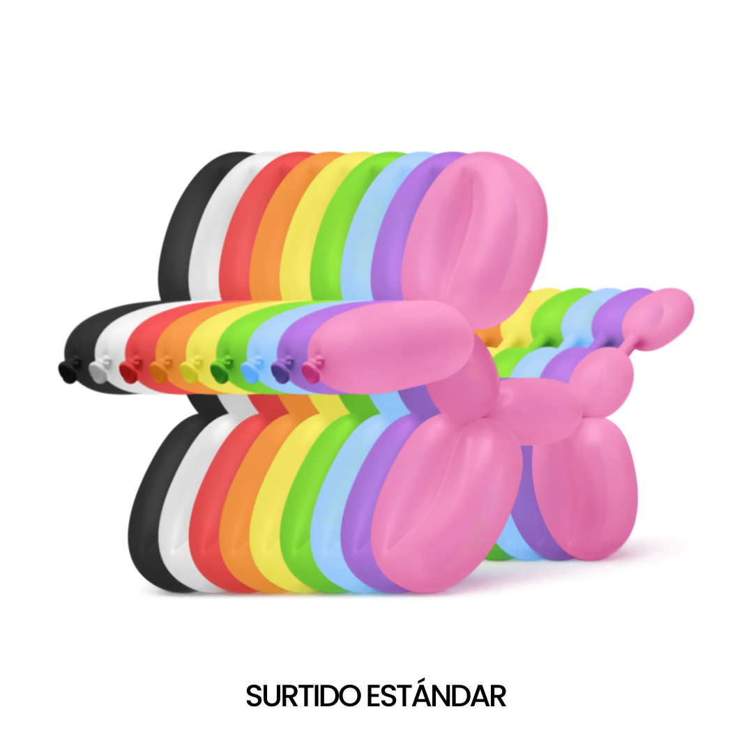 Bolsa de Globos Glomex #260 C/100 Estandar - San Jorge Party