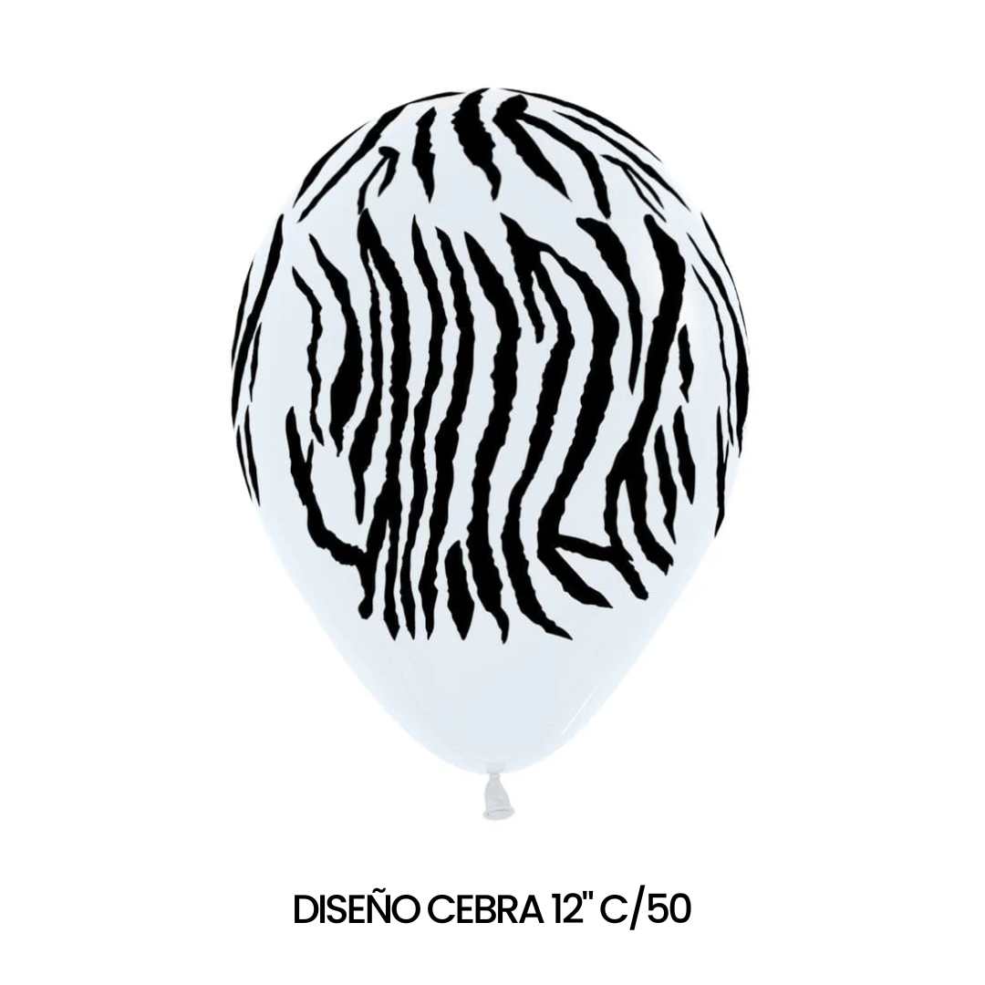 Globos de Látex Sempertex Diseños Impresos R12 y R36