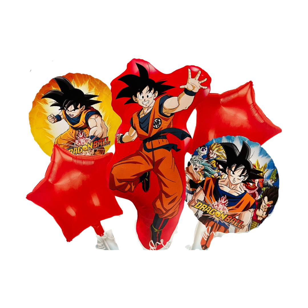 Kit Set 5 Globos Goku