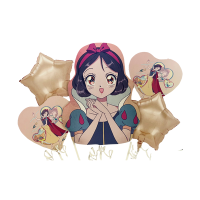 Kit Set 5 Globos Blancanieves