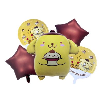 Kit Set 5 Globos Pompompurin