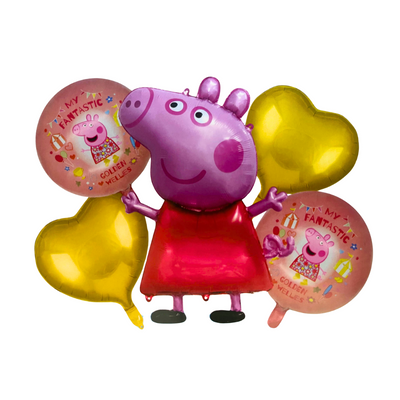Kit Set 5 Globos Peppa Pig