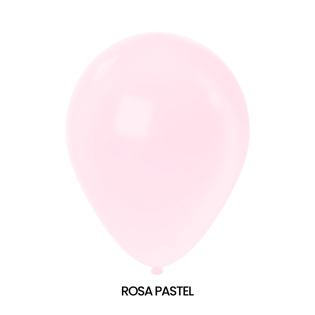 Bolsa de Globos Glomex #10 C/50 Pastel - San Jorge Party