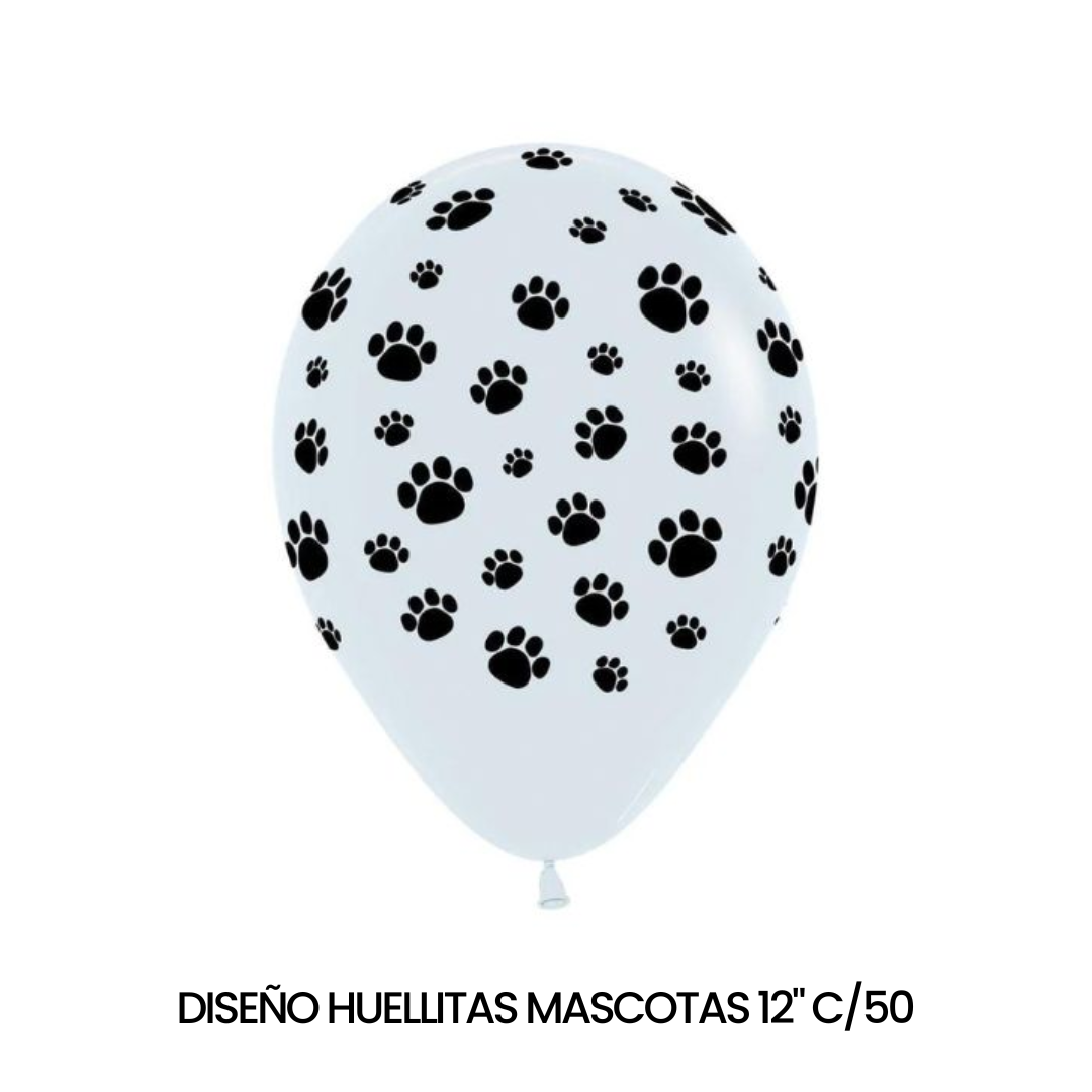 Globos de Látex Sempertex Diseños Impresos R12 y R36