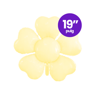 Globo Foil Flor Amarilla Grande