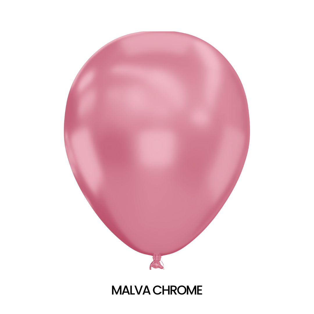 Bolsa de Globos Glomex #12 C/50 Cromado - San Jorge Party