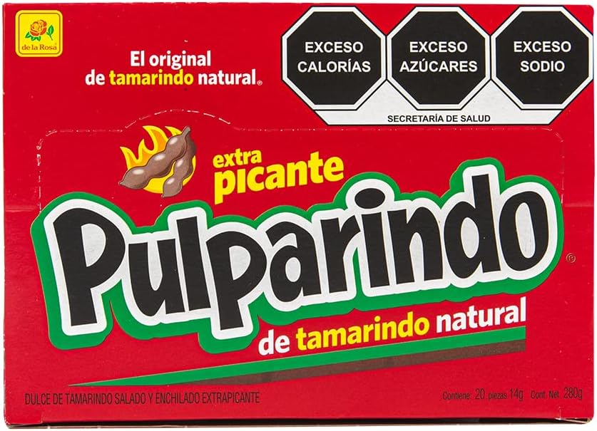 Pulparindo original dulce de tamarindo varios sabores | 20 piezas