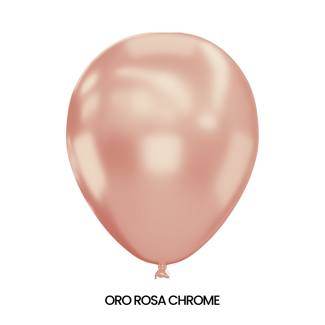 Bolsa de Globos Glomex #12 C/50 Cromado - San Jorge Party