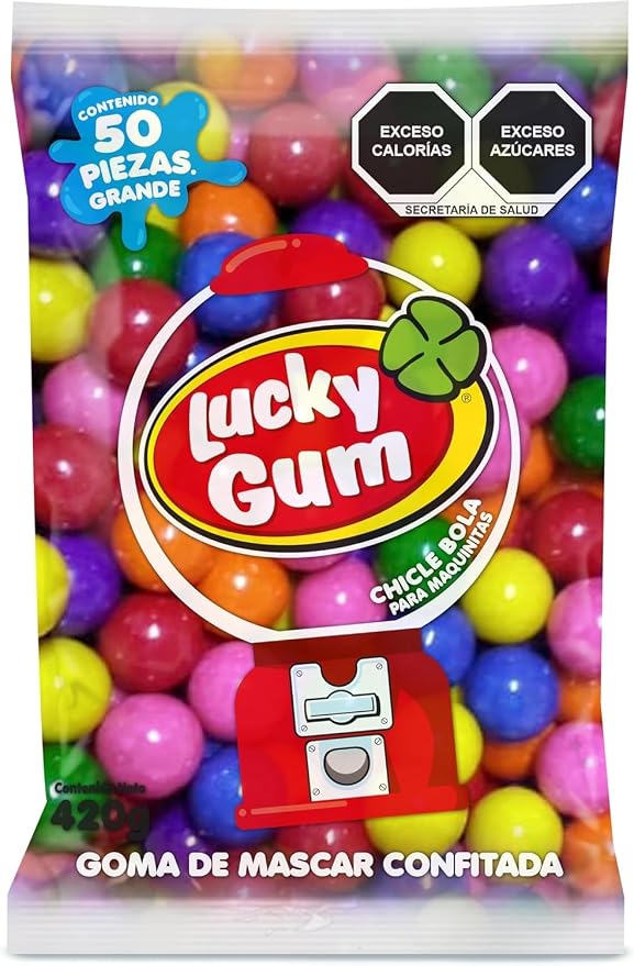 Chicle Bola Lucky Gum | Chicles confitados de distintos tamaños