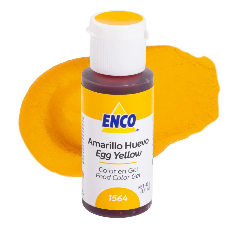 Enco color en gel 40 g | Variedad de colores Amarillo Huevo