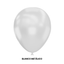 Globos de Látex Glomex #12 C/50 | Cromados Blanco Metálico