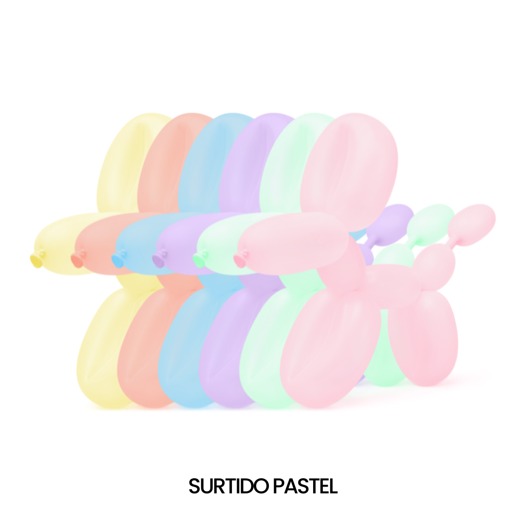 GLOBOS SMITS #270 PASTEL C/50 - San Jorge Party