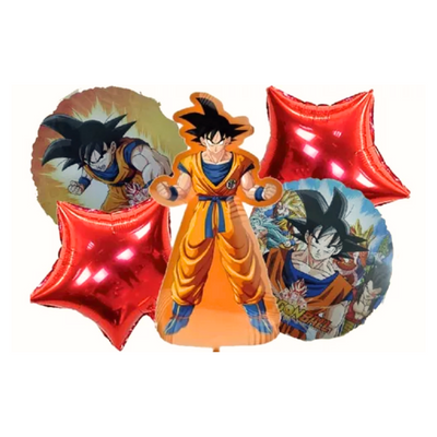 Kit Set 5 Globos Dragon Ball Z