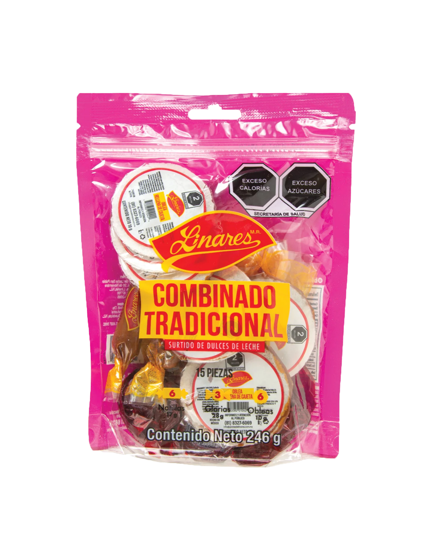 Productos de dulce de leche marca LINARES