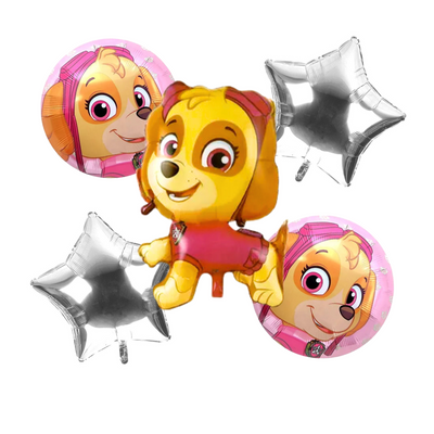 KIT SET 5 GLOBOS SKYE PAW PATROL - San Jorge Party