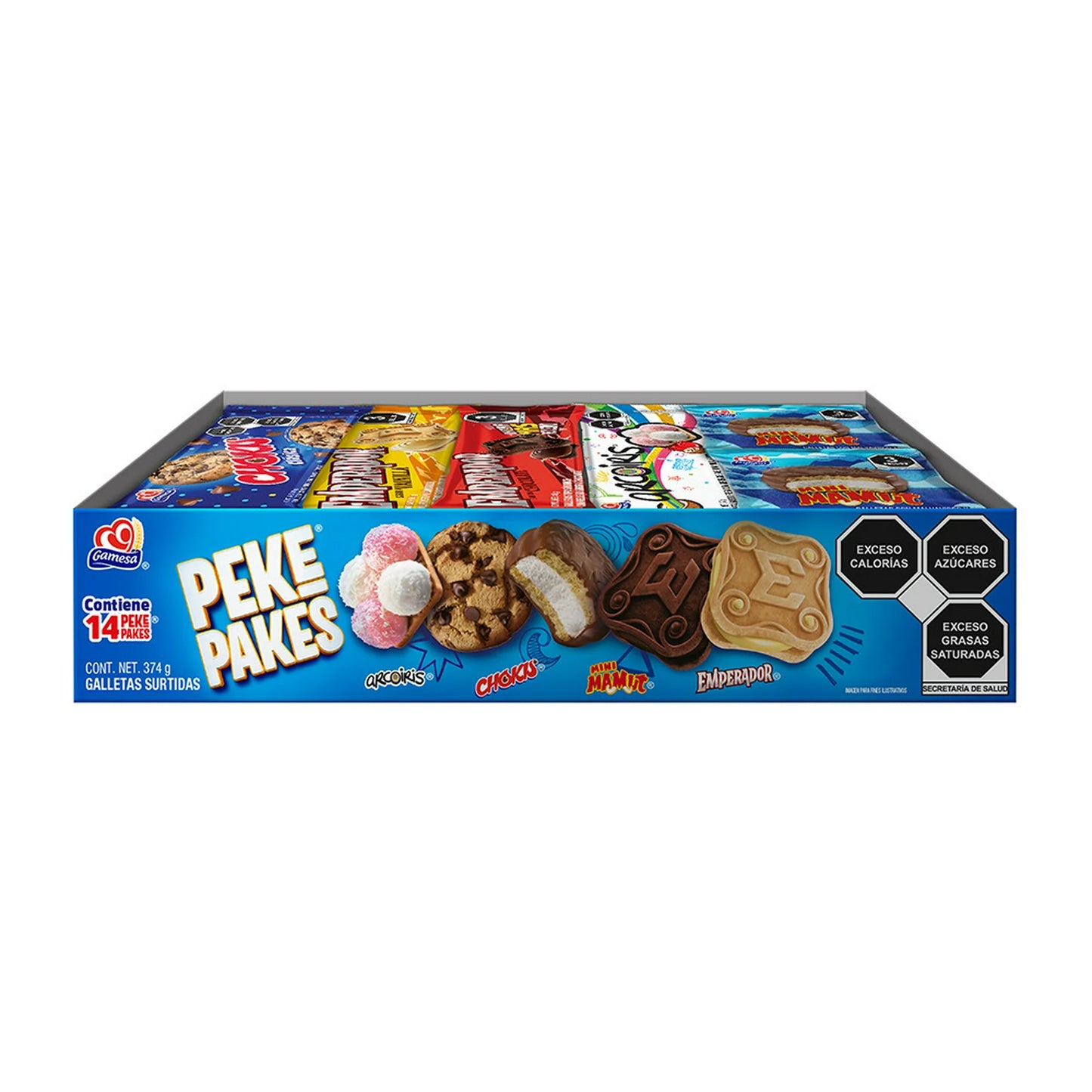 Peke Pakes Galletas Gamesa Mix 14pzs Surtido de galletas