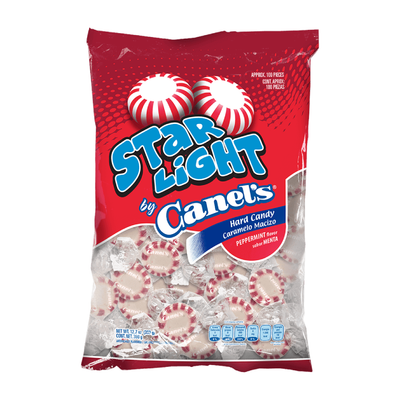 Caramelo Macizo Menta Star Light Canels 100 Piezas aprox.