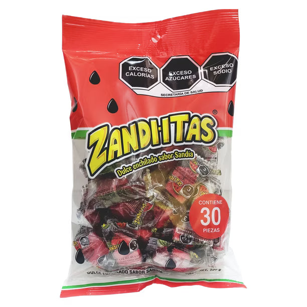 Tamborines y Zandiitas - Dulces ácidos | Variedad Zandiitas 50 piezas
