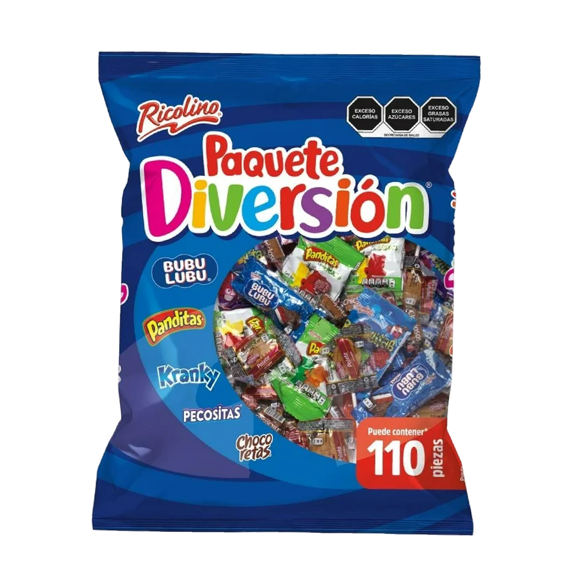 Paquetes Surtido de Dulces Variedad | Ricolino y De La Rosa Paquete Diversión Ricolino 1.3 KG