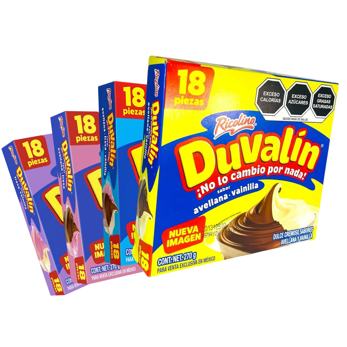 Ricolino Duvalin | Variedad de sabores