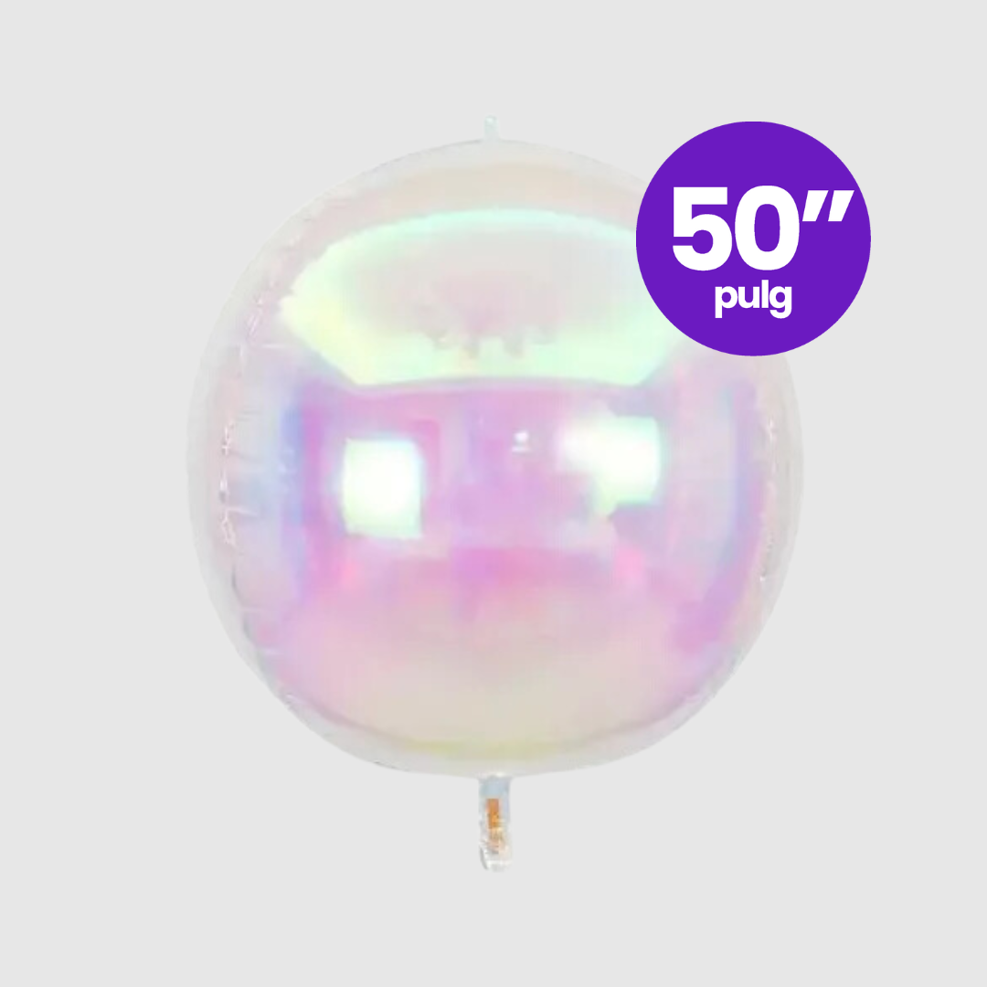 Globo Foil Orbz Iridiscente