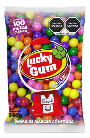 Chicle Bola Lucky Gum | Chicles confitados de distintos tamaños