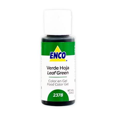 Enco color en gel 40 g | Variedad de colores Verde Hoja