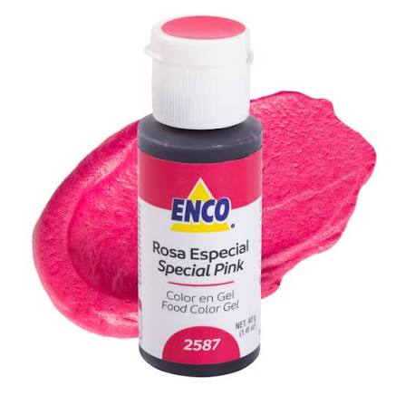 Enco color en gel 40 g | Variedad de colores Rosa especial