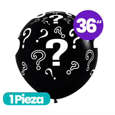 1 Globo de Látex Sempertex R36 Pieza INDIVIDUAL | INTERROGACIÓN