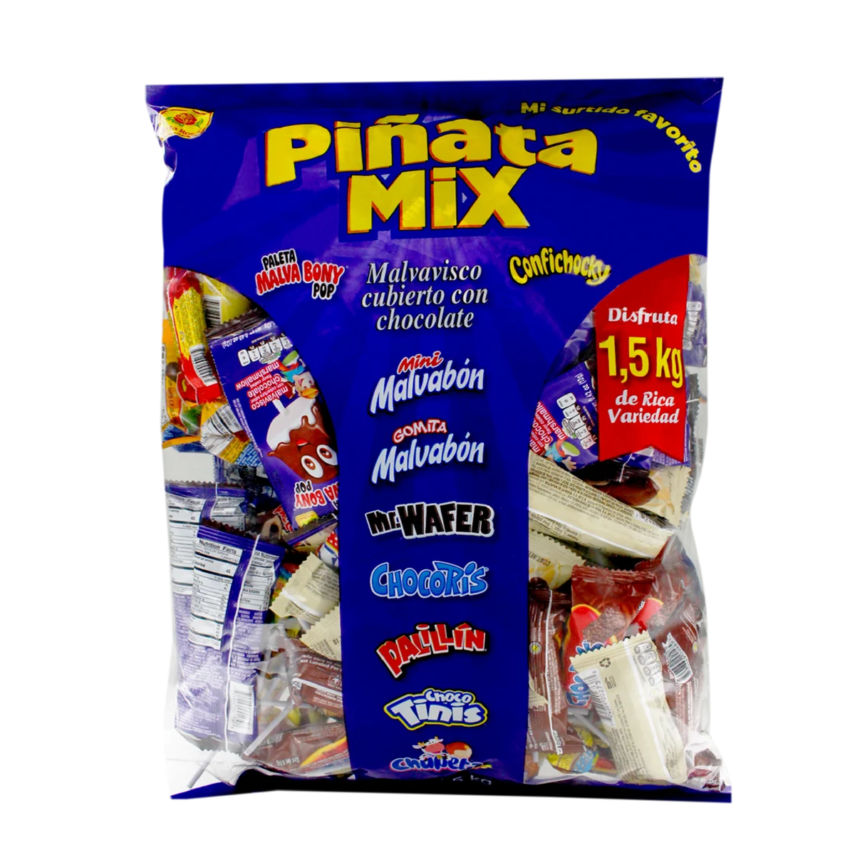 Paquetes Surtido de Dulces Variedad | Ricolino y De La Rosa Piñata Mix De La Rosa 1.5 KG