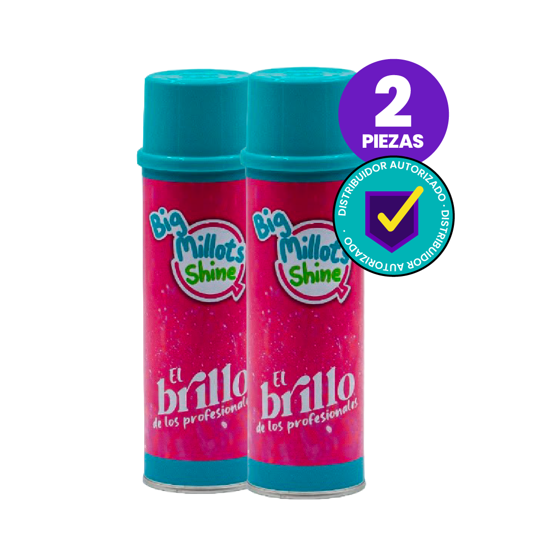 2 pack | Big Millots Shine Abrillantador De Globos 600 ml