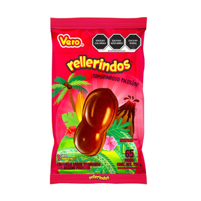 Caramelo Relleno Vero Rellerindo Enchilado Con 65 Piezas De 11 Gr