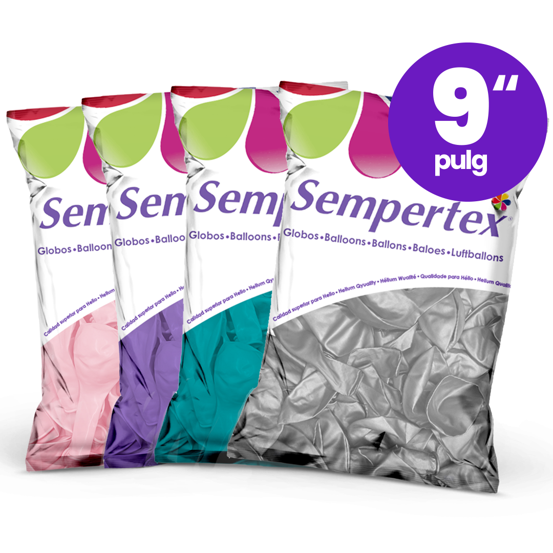 Globos de Látex Sempertex R9 C/50 | Diferentes Gamas