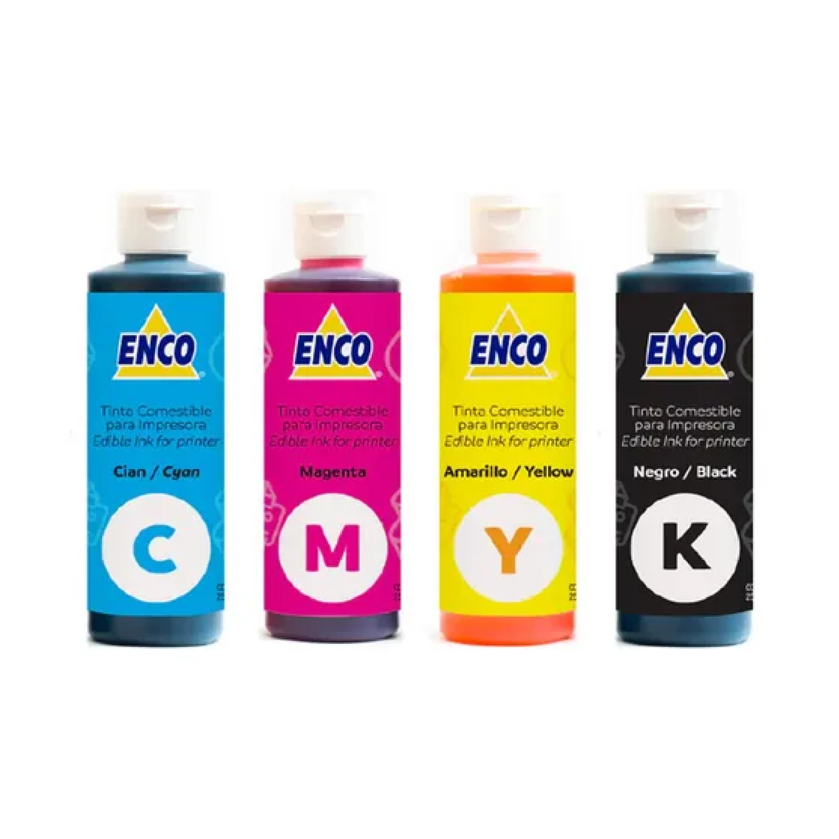Tinta Comestible Para Impresora Enco 250ML 4 colores